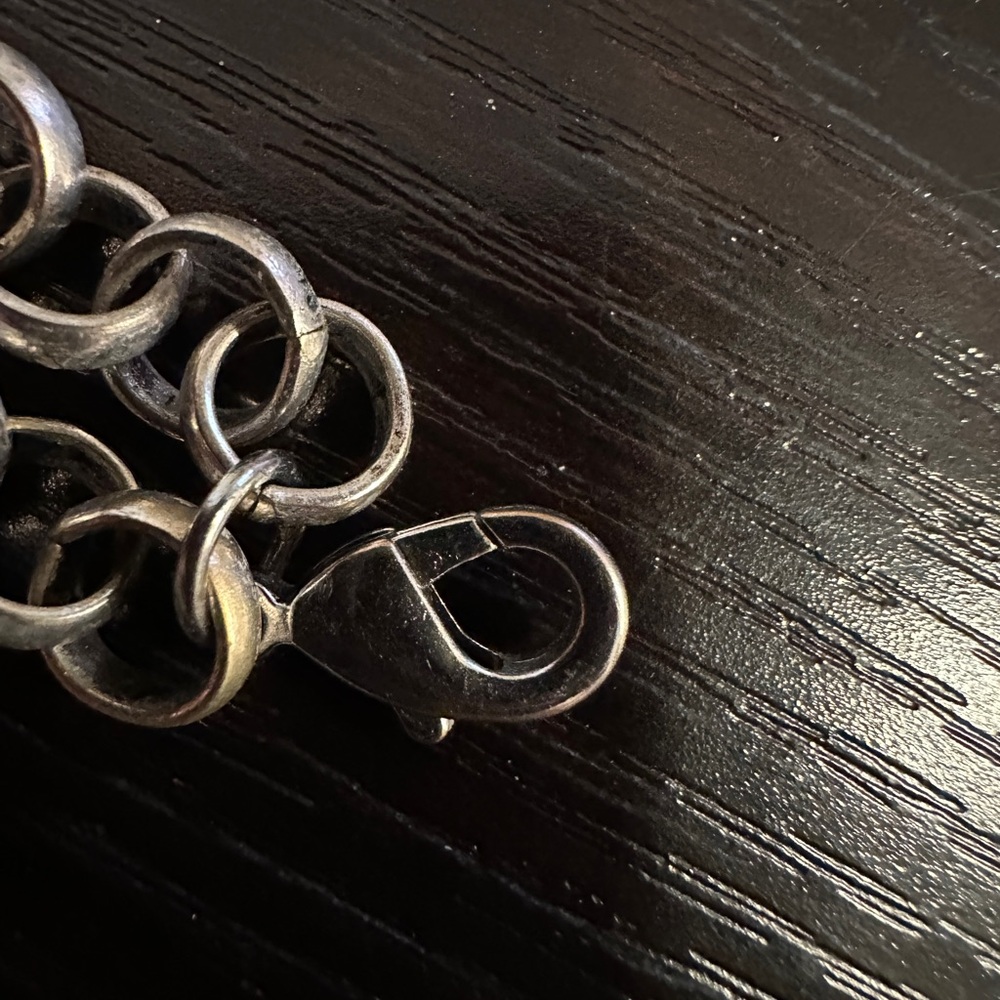 Crystal & Silver statement necklace - Picture 8 of 13